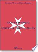 libro Análisis Jurídico De La Soberana Orden De Malta