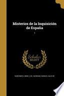 libro Spa Misterios De La Inquisicio