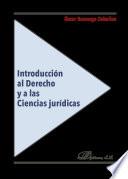 libro Introducción Al Derecho Y A Las Ciencias Jurídicas.