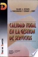 libro Calidad Total En La Gestión De Servicios